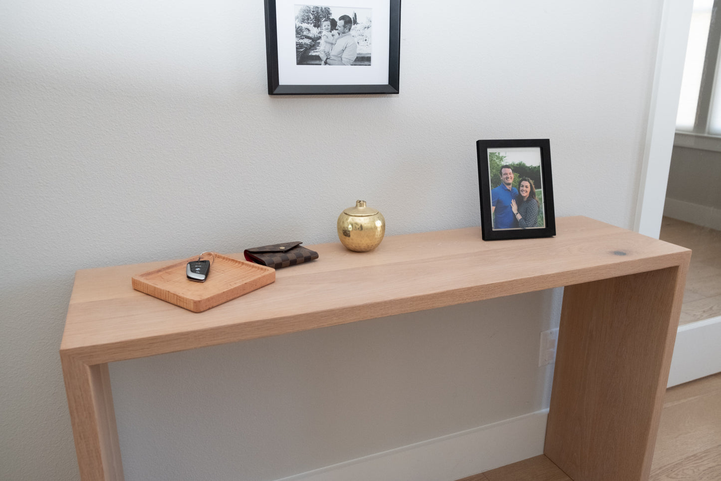 Oak Entryway Table