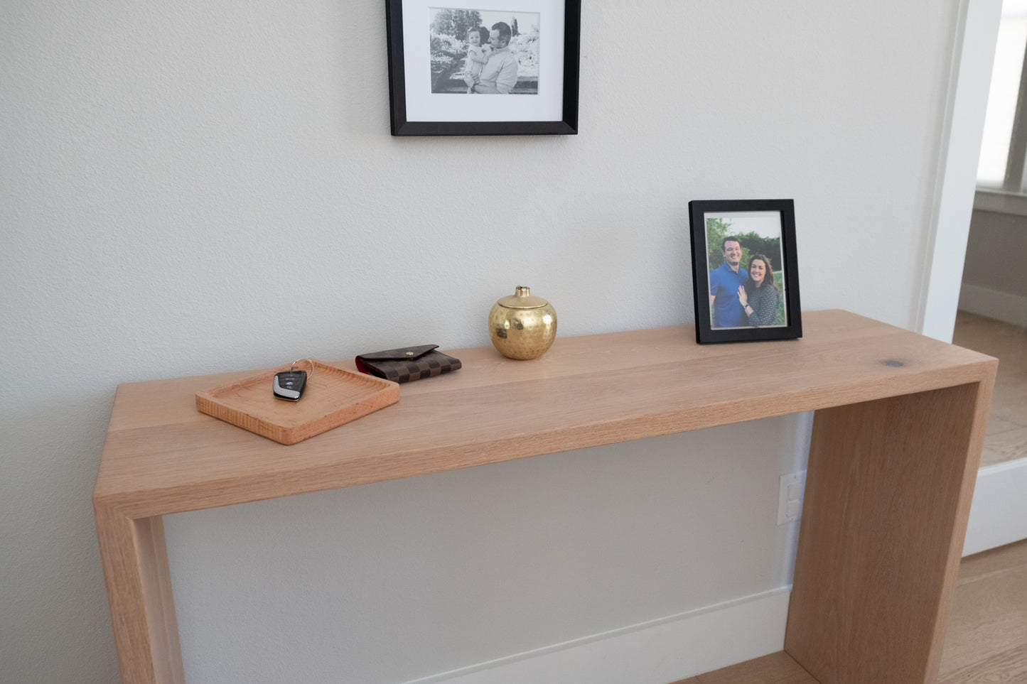 Oak Entryway Table