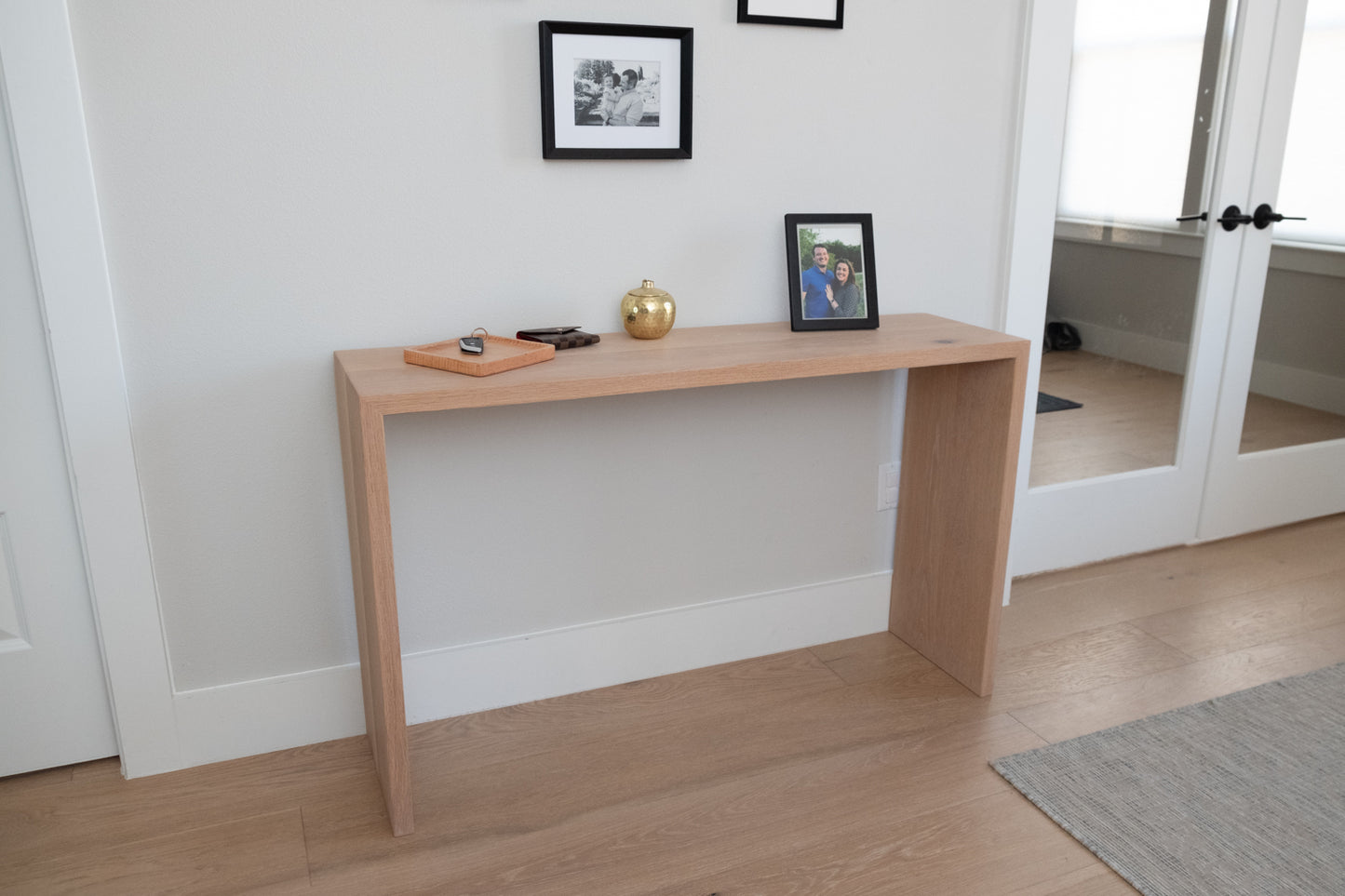 Oak Entryway Table