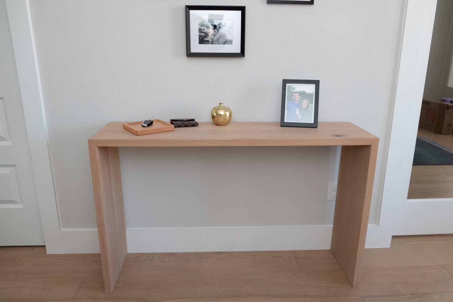 Oak Entryway Table