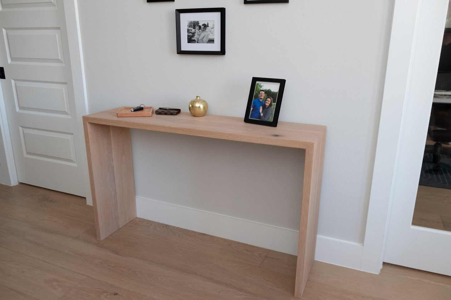 Oak Entryway Table