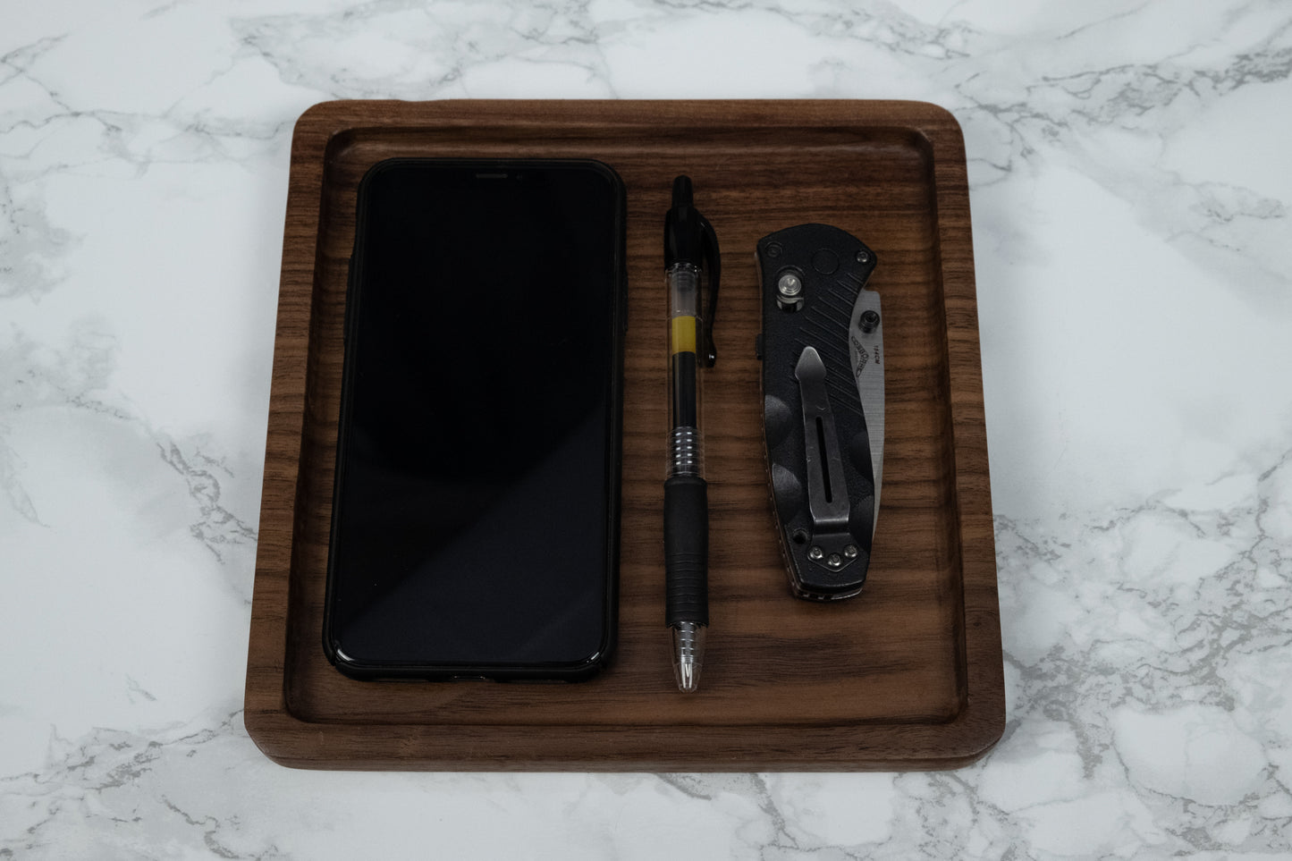 Catchall tray / valet tray, jewelry tray, wood tray, handcrafted walnut wood dish