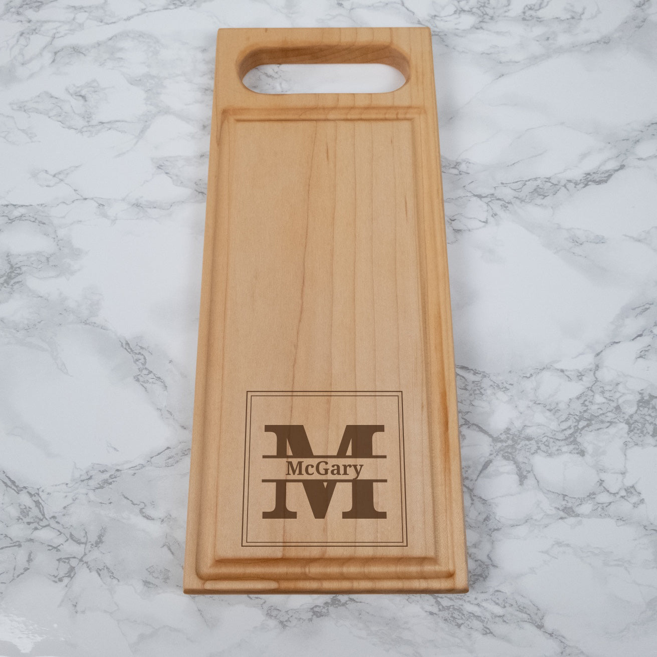 Personalized Maple Cheese Board